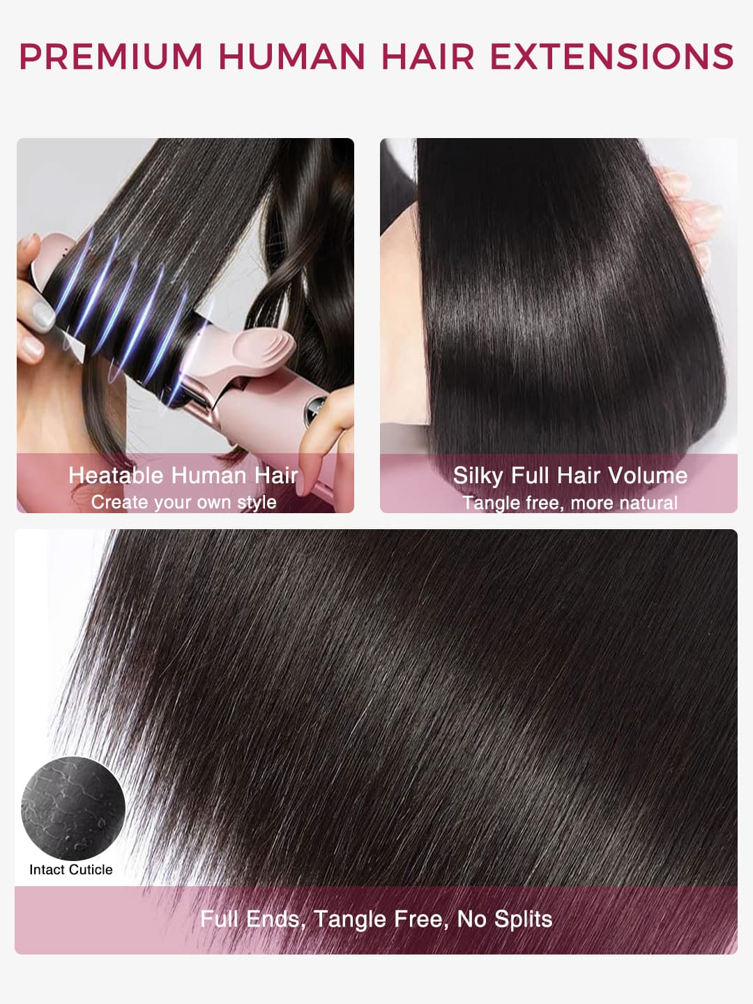 features for premium hair feather extensions