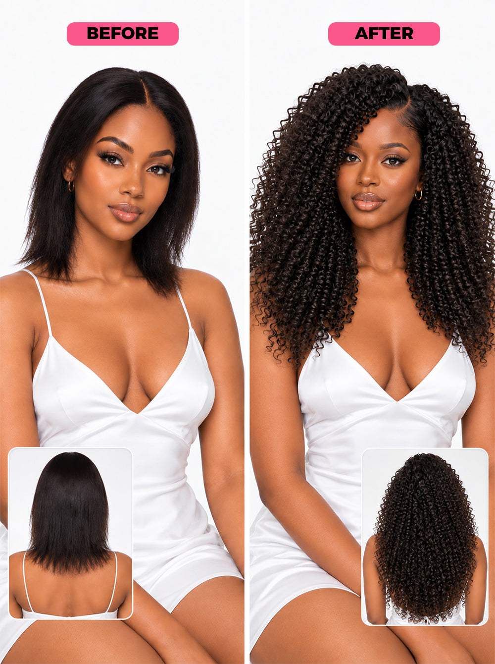 kinky_curly_clip_in_hair_extensions_before_and_after