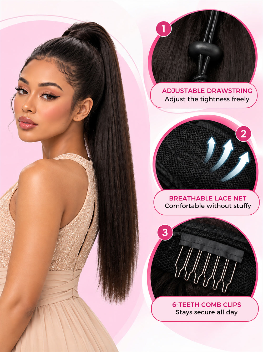 natural_straight_ponytail​