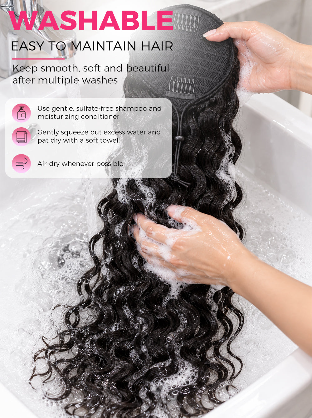 water_wave_drawstring_ponytail